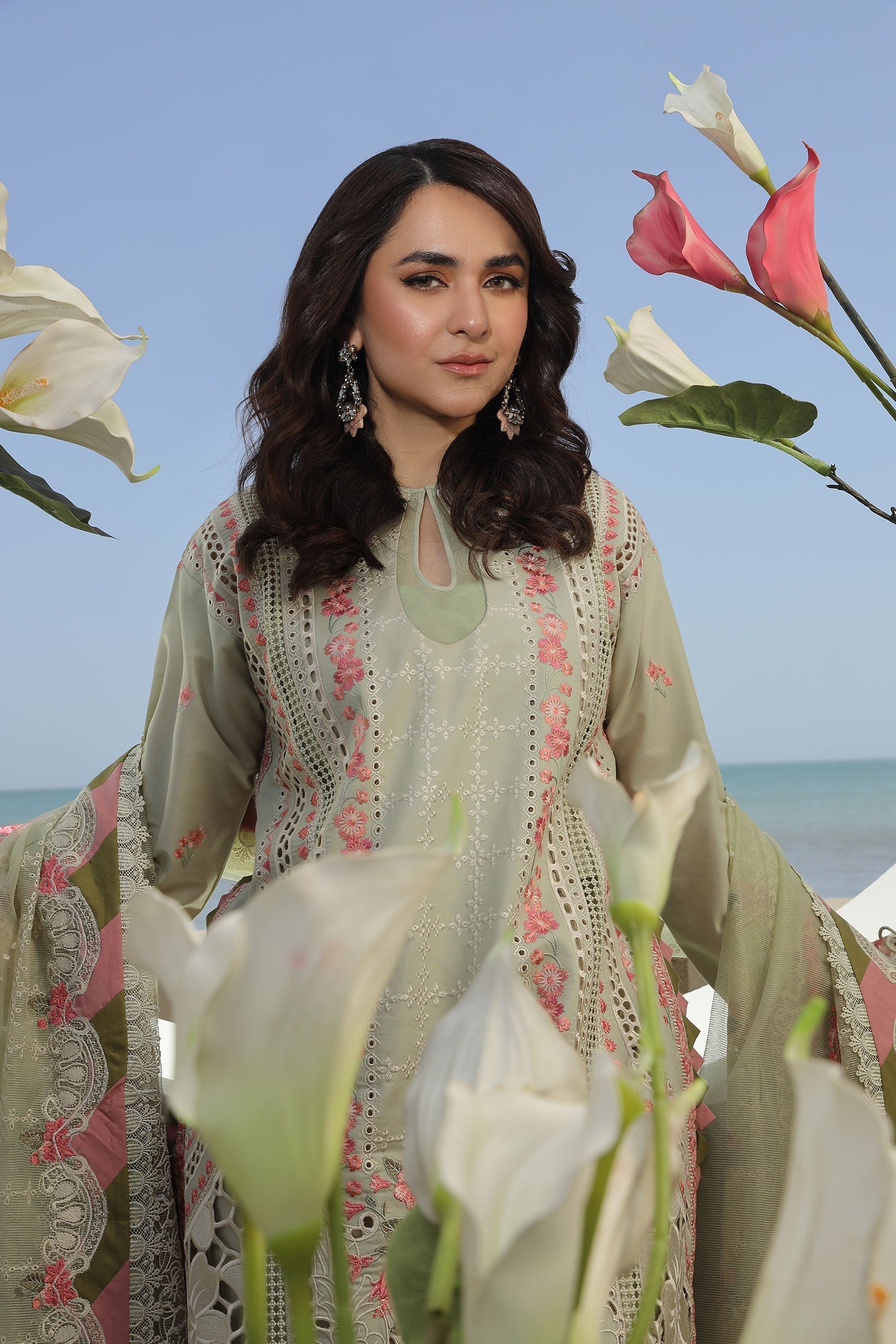 Maryam Hussain | Luxury Lawn 24 | HAVANA - Official Maryam Hussain - Agha Fabrics UK