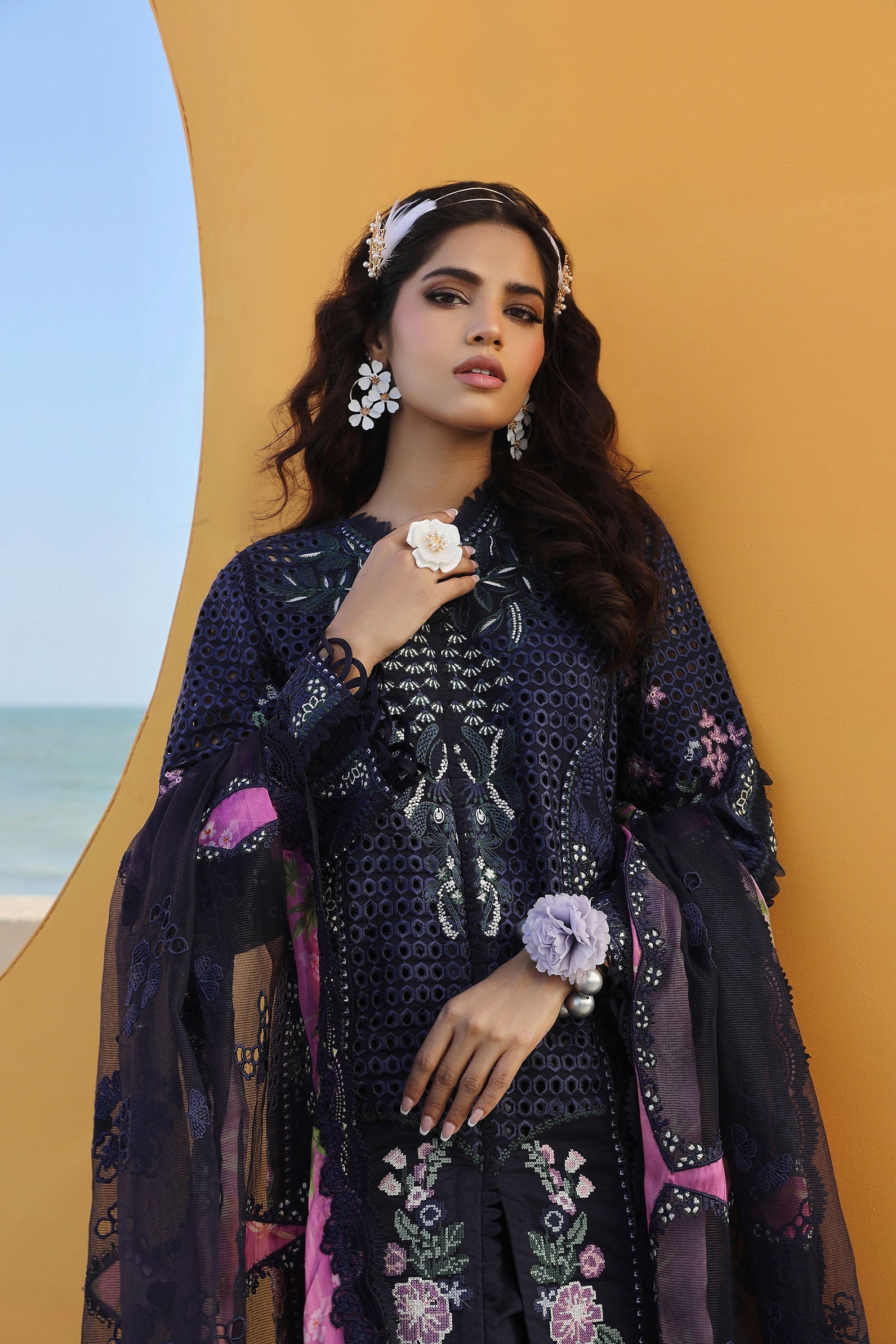 Maryam Hussain | Luxury Lawn 24 | ZOYA - Official Maryam Hussain - Agha Fabrics UK