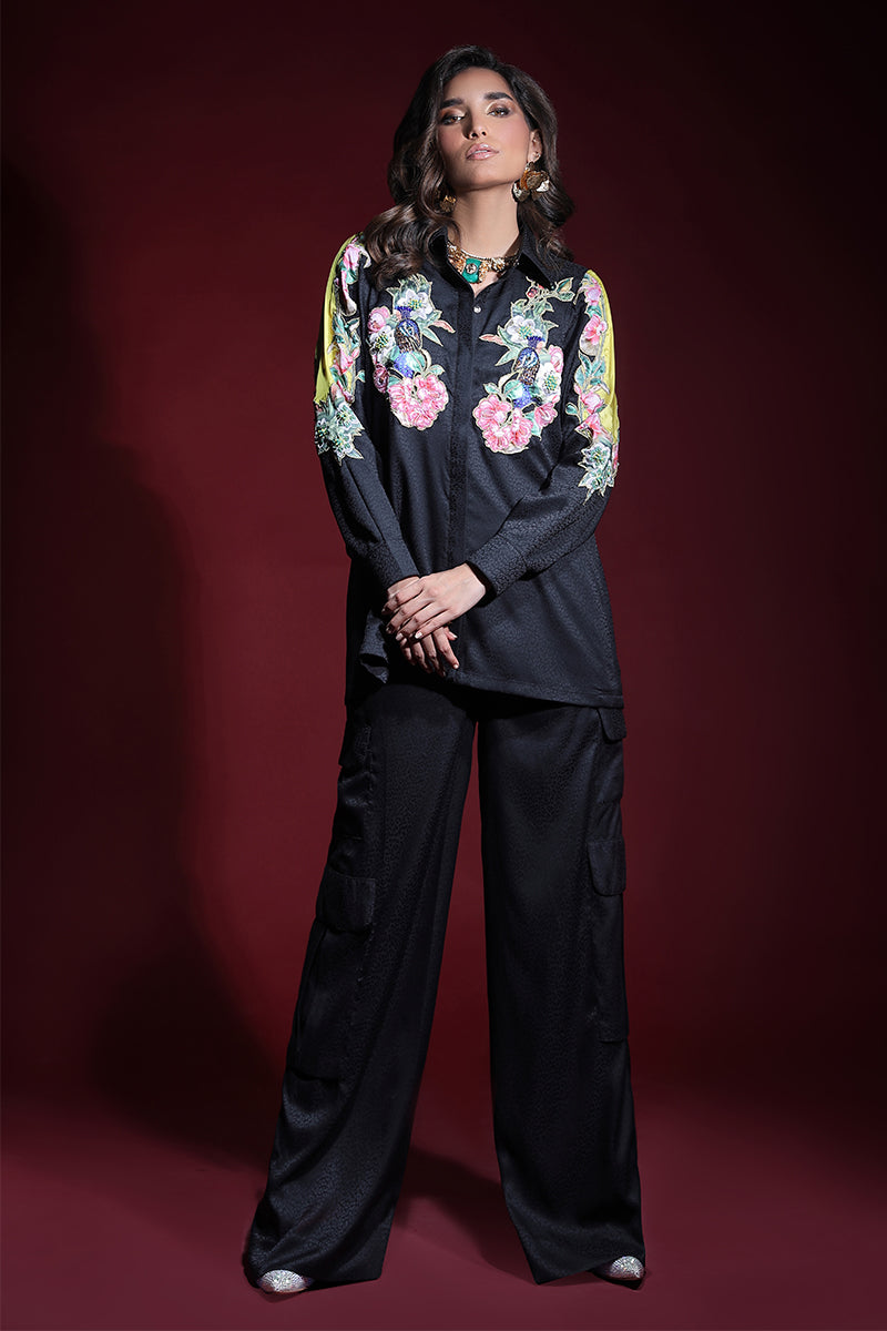 Wardha Saleem | Luxury Pret Fusion Wear | ONYX CORD-SET (2PC)