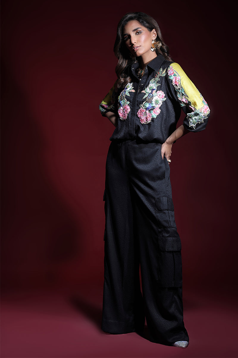 Wardha Saleem | Luxury Pret Fusion Wear | ONYX CORD-SET (2PC)