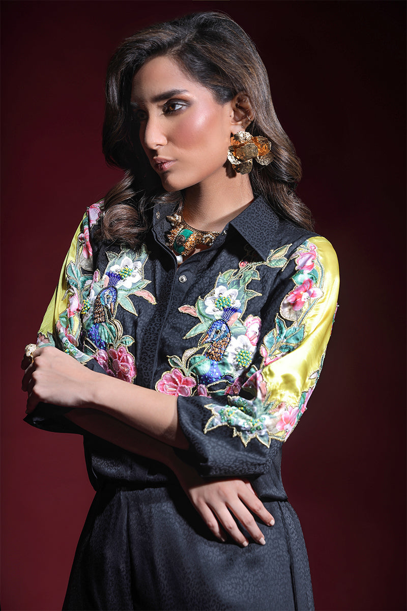 Wardha Saleem | Luxury Pret Fusion Wear | ONYX CORD-SET (2PC)