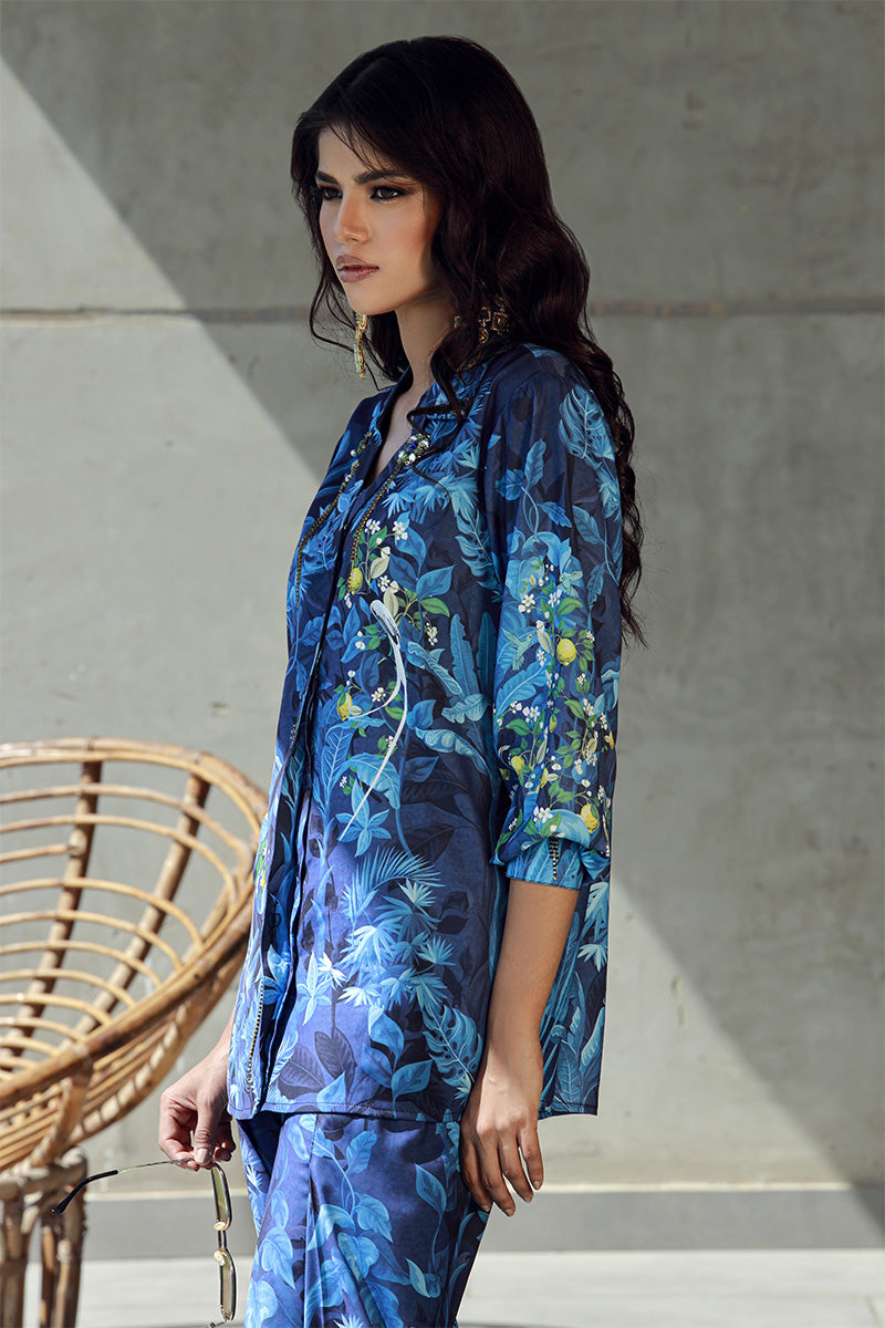 Wardha Saleem | Luxury Pret Fusion Wear | FLORA (2PC)