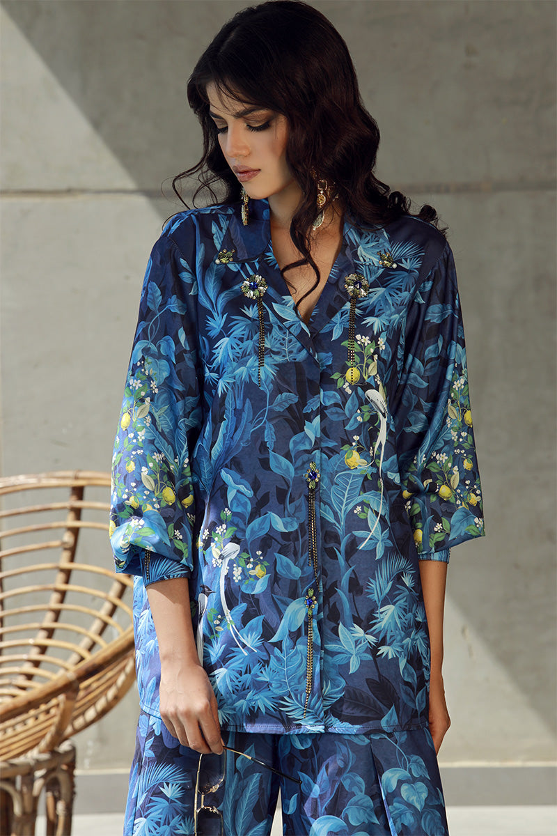 Wardha Saleem | Luxury Pret Fusion Wear | FLORA (2PC)