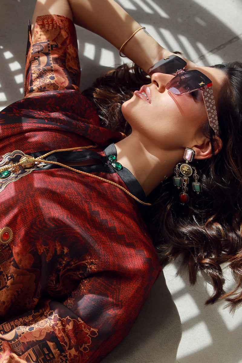 Wardha Saleem | Luxury Pret Fusion Wear | HAZEL (2PC)