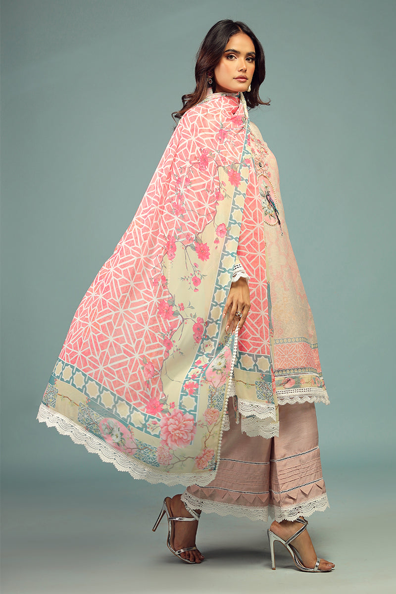 Wardha Saleem | Luxury Pret Traditional Wear | KOEL SHIRT WITH DUPATTA ( 2 PC) - Official Wardha Saleem - Agha Fabrics UK