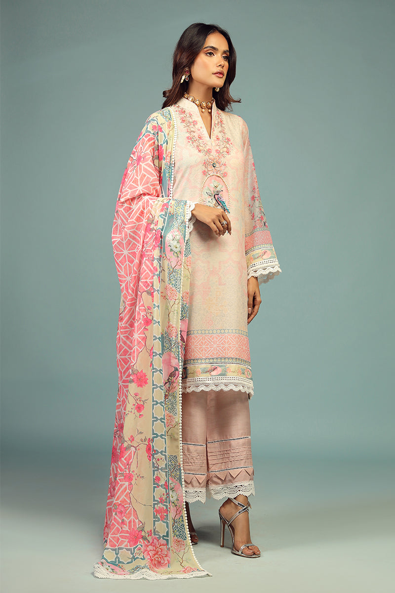 Wardha Saleem | Luxury Pret Traditional Wear | KOEL SHIRT WITH DUPATTA ( 2 PC) - Official Wardha Saleem - Agha Fabrics UK