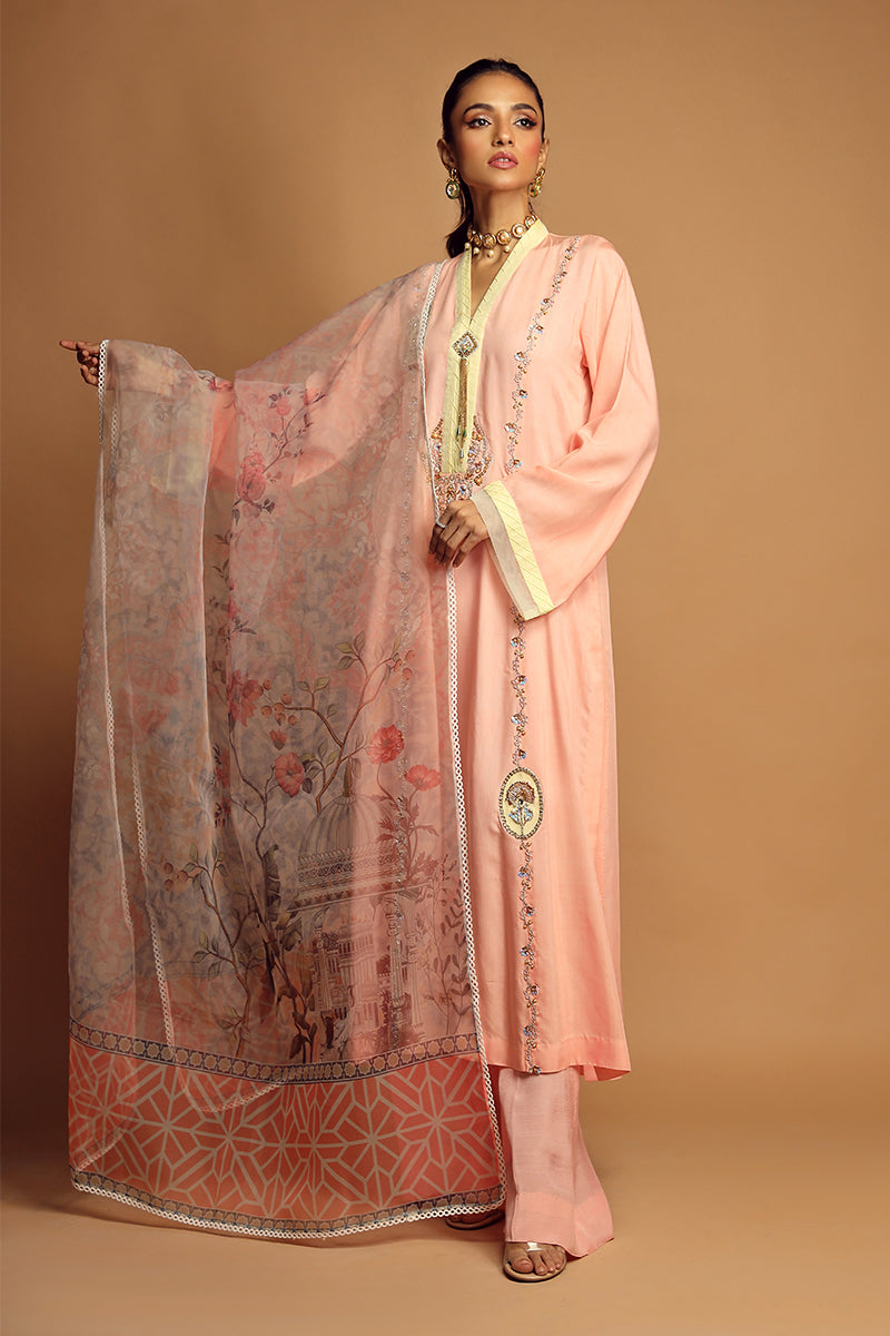 Wardha Saleem | Luxury Pret Traditional Wear | ALLURE (2PC) - Official Wardha Saleem - Agha Fabrics UK