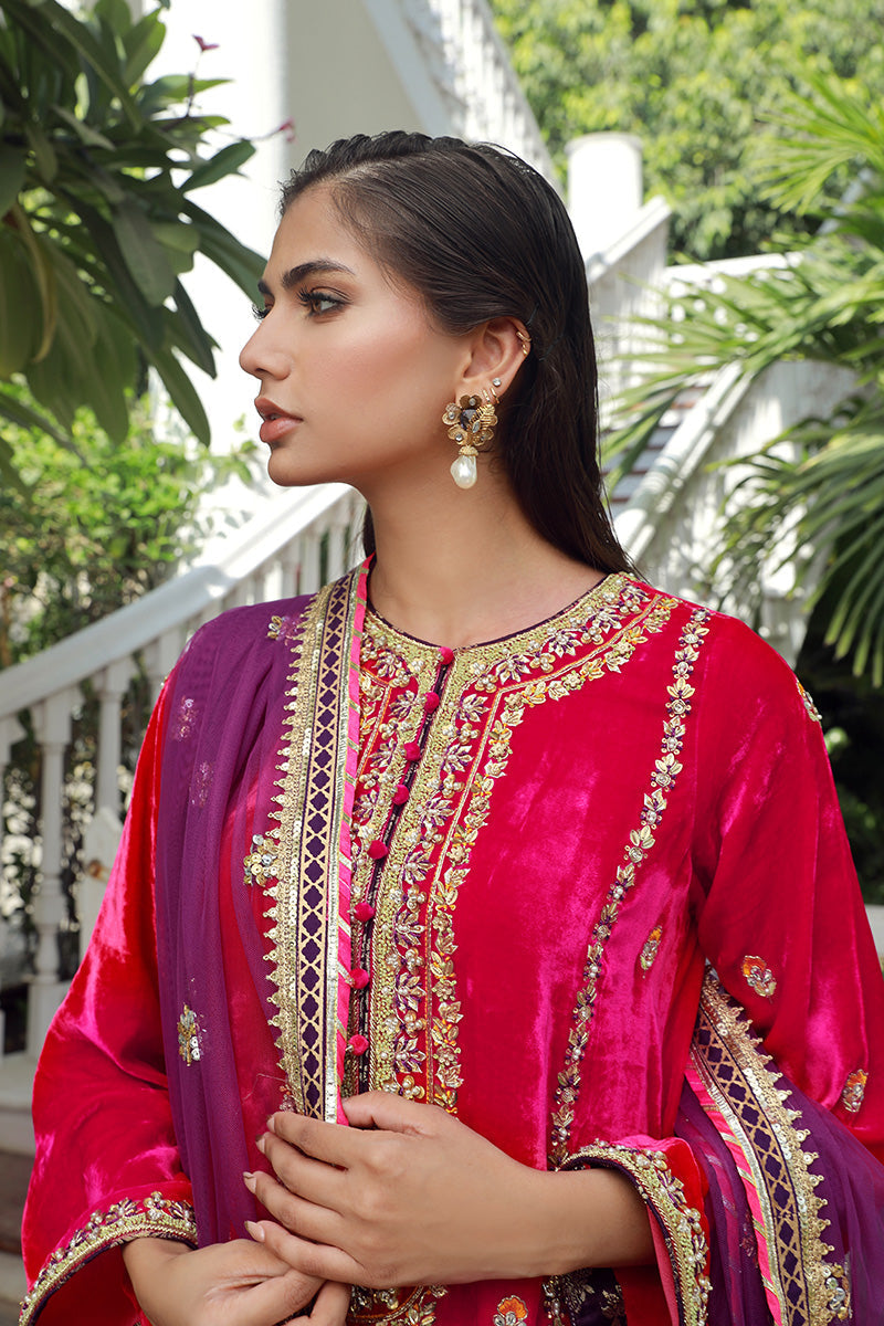 Sana Abbas | Velvet Formals | RUBY - Official Sana Abbas - Agha Fabrics UK