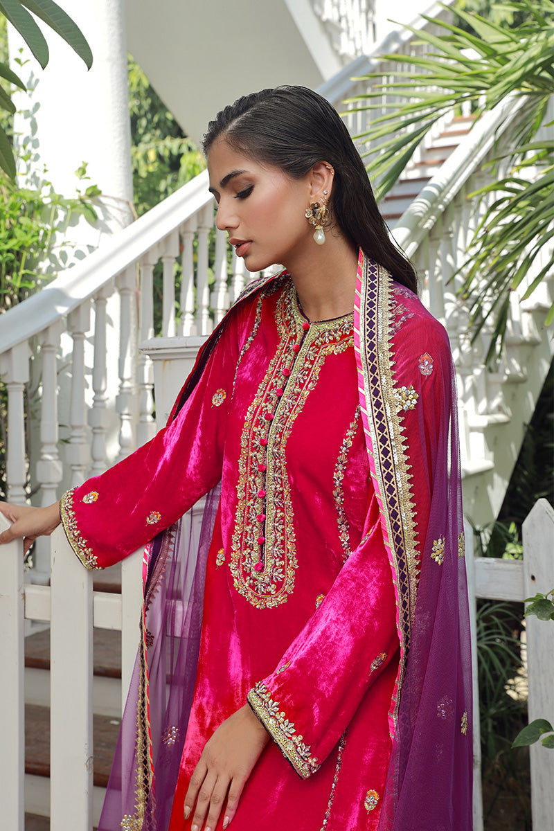 Sana Abbas | Velvet Formals | RUBY - Official Sana Abbas - Agha Fabrics UK