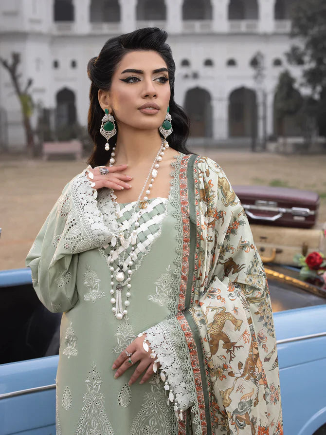 Faiza Faisal | Maya Luxury Lawn | Elena - Official Faiza Faisal - Agha Fabrics UK