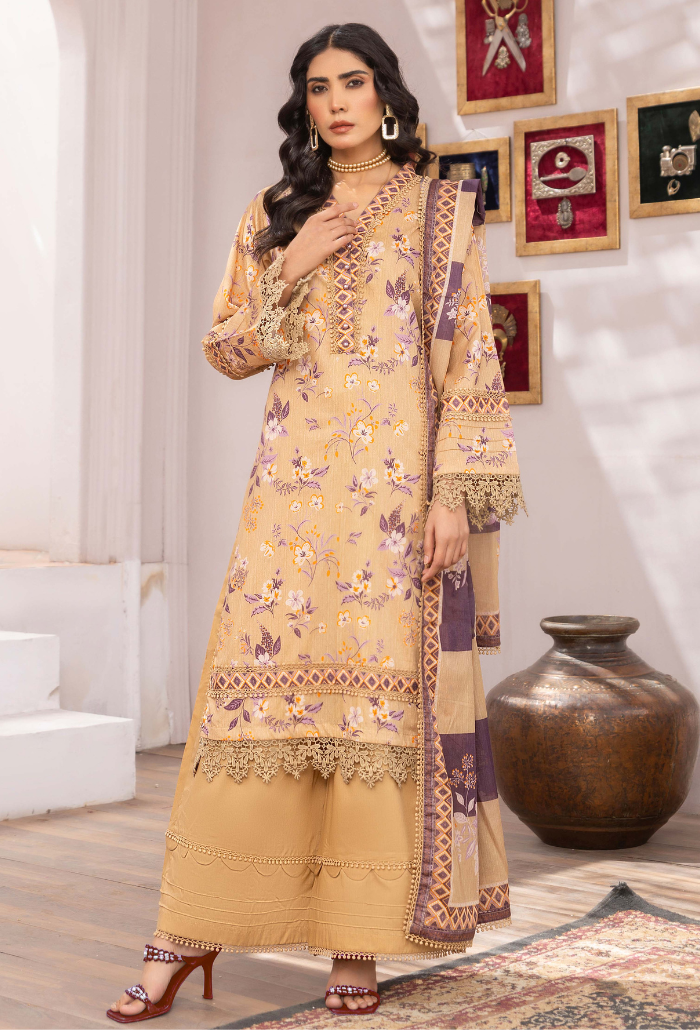 Humdum | Rang e Noor SS 24 | D12 - Official HumDum - Agha Fabrics UK