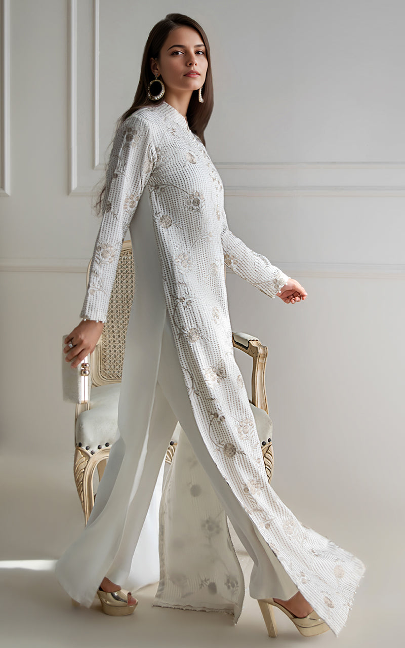 Threads and Motifs | Formal Dresses 25 | Embroidered Chiffon Dress