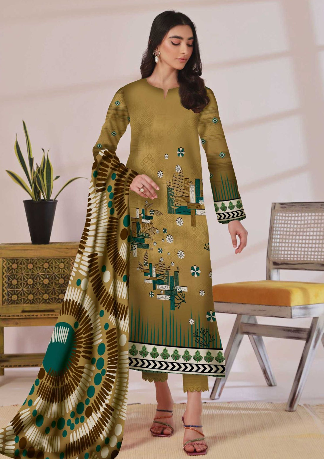 Winter Collection - Art n Style - Monsoon Linen - Volume 2 - A24#11 - Official Art n Style - Agha Fabrics UK
