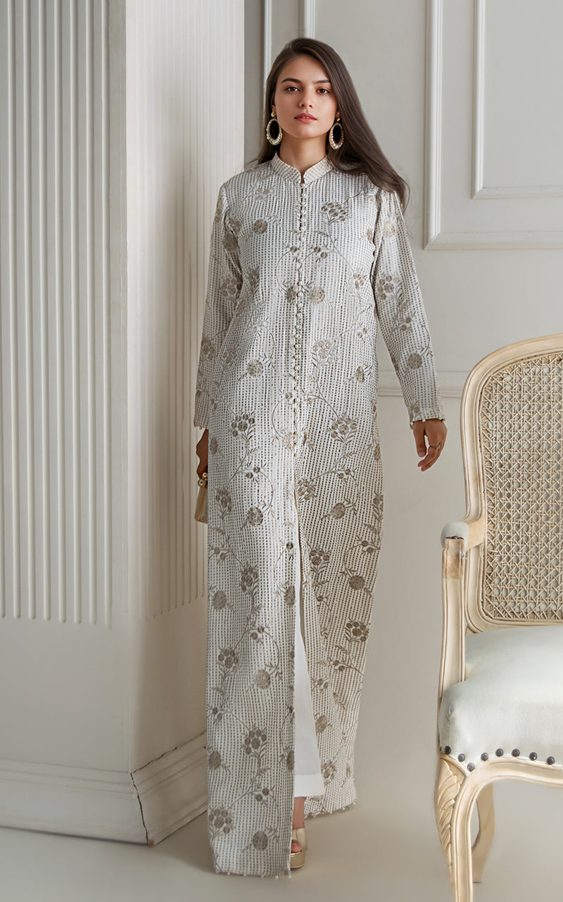 Threads and Motifs | Formal Dresses 25 | Embroidered Chiffon Dress