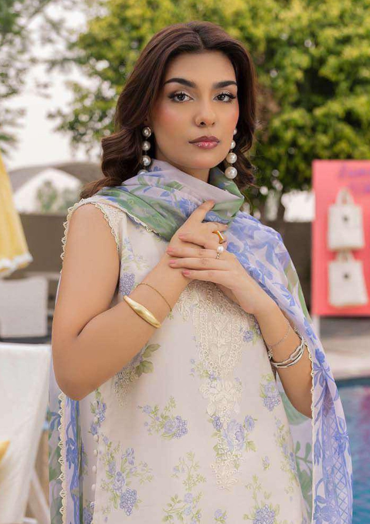 Lawn - Saad Shaikh - Mojito - Printed 25 - SS#1102 - Tropelle