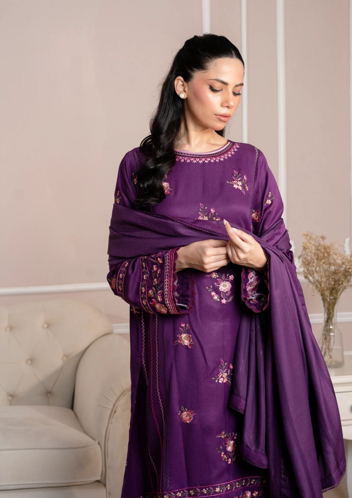 Winter Collection - Keysha - Herringbone Volume 01 - KS-H24-02 - Official Keysha - Agha Fabrics UK