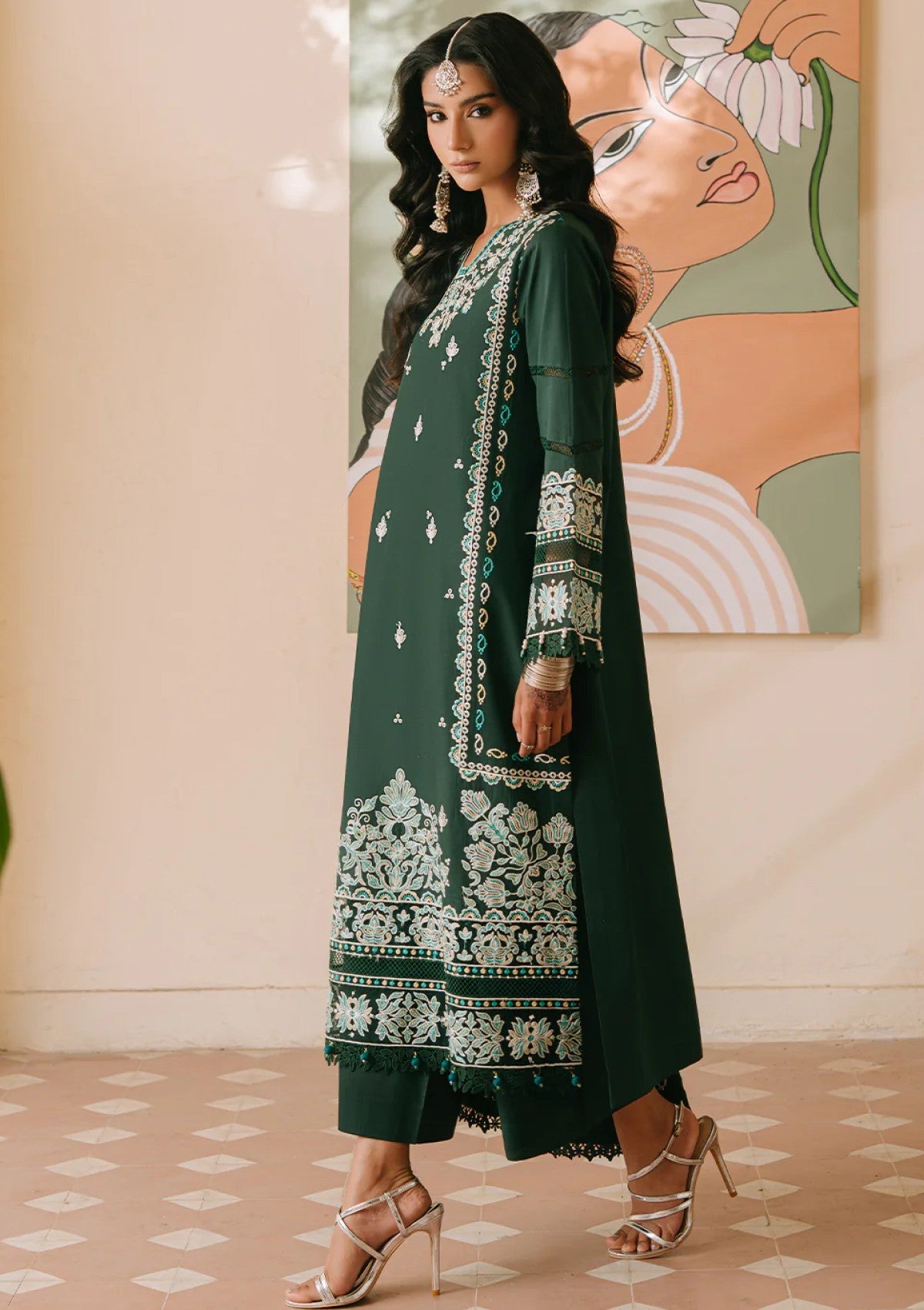 Lawn - Mahnur - Shanaya - Luxury 25 - D#01 - Siyahgul