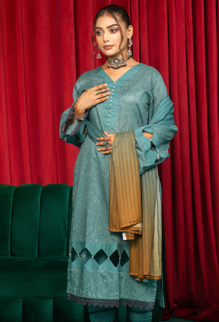 Humdum | AANGAN SS 24 | Aangan - D01 - Official Humdum - Agha Fabrics UK