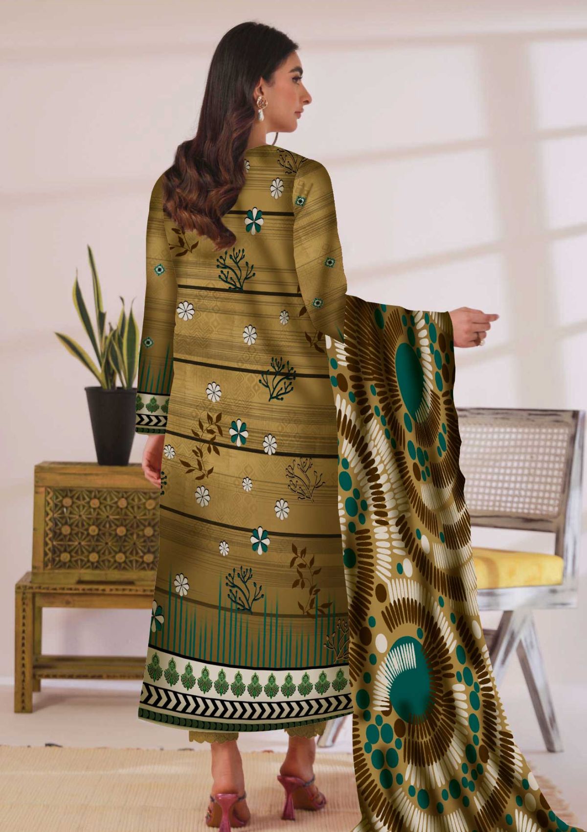 Winter Collection - Art n Style - Monsoon Linen - Volume 2 - A24#11 - Official Art n Style - Agha Fabrics UK