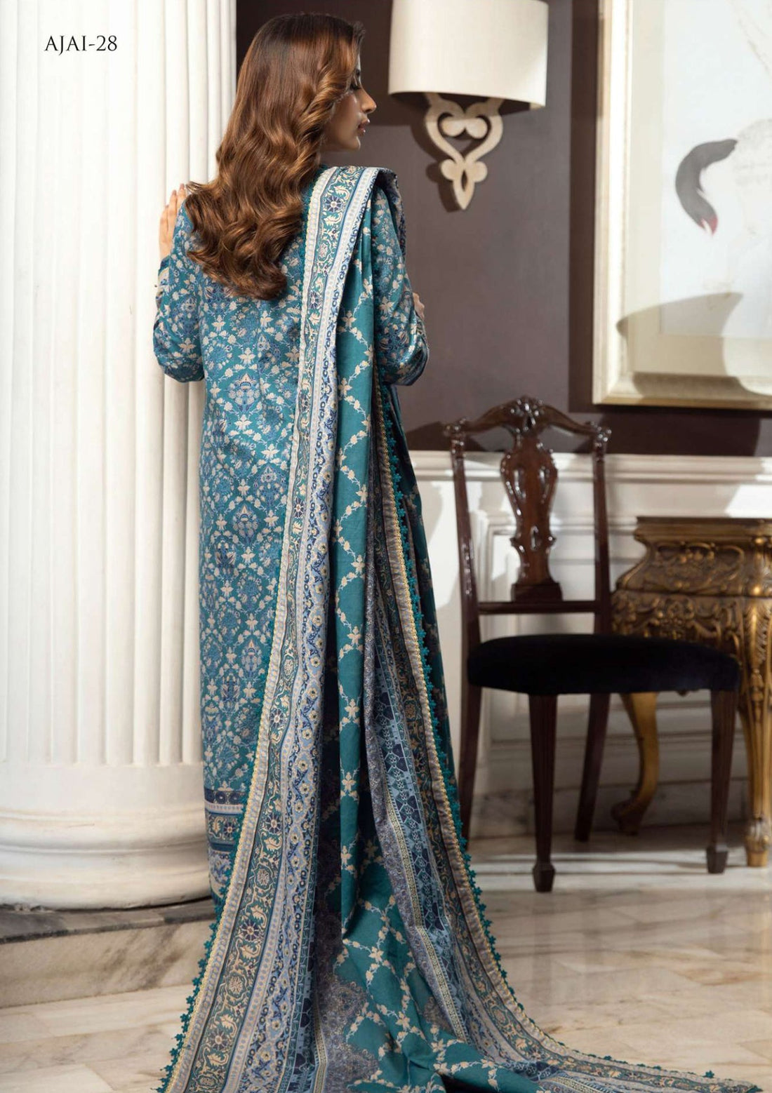 Lawn Collection - Asim Jofa - Aira - AJAI#28 - Official Asim Jofa - Agha Fabrics UK