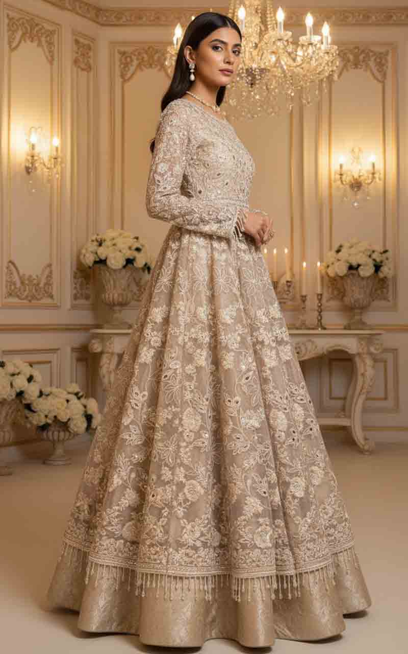 Threads and Motifs | Formal Dresses 25 | Embroidered Maxi