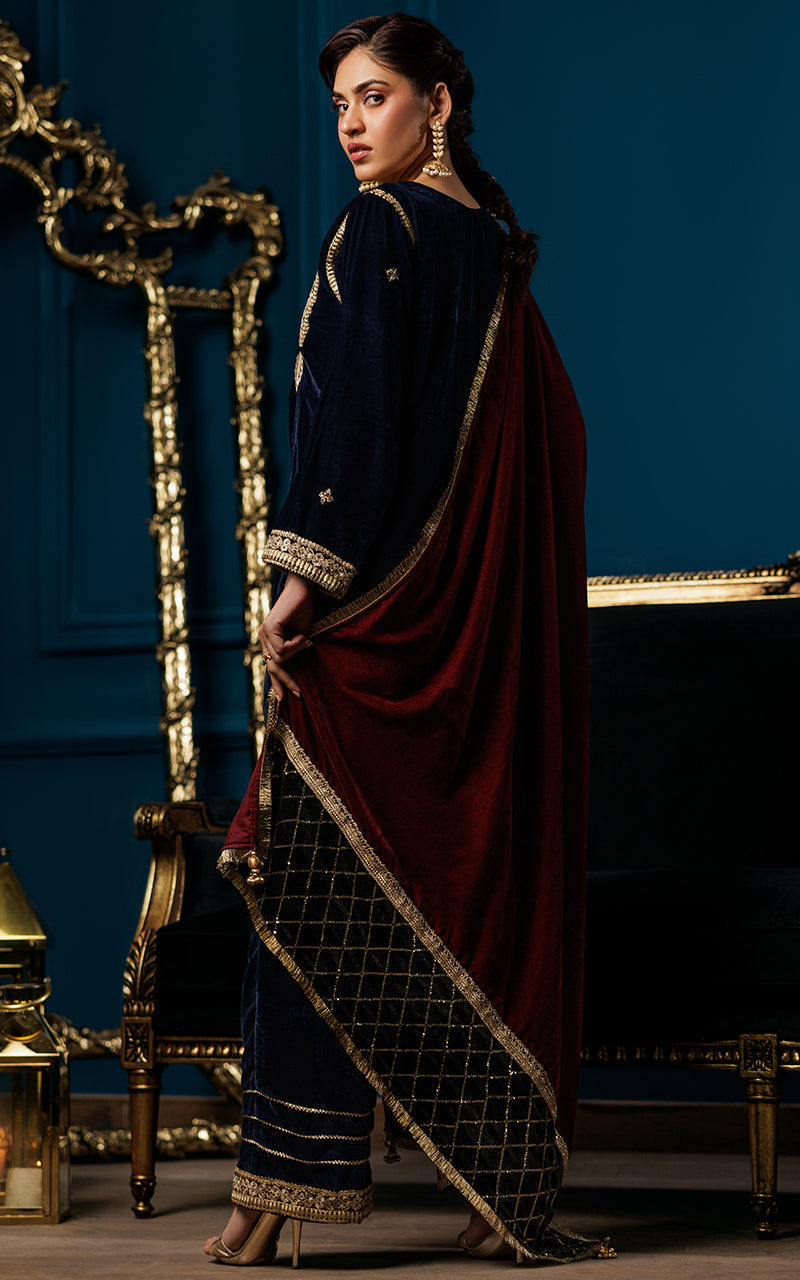 Threads and Motifs | Velvet Collection 25 | 2PC TV-05