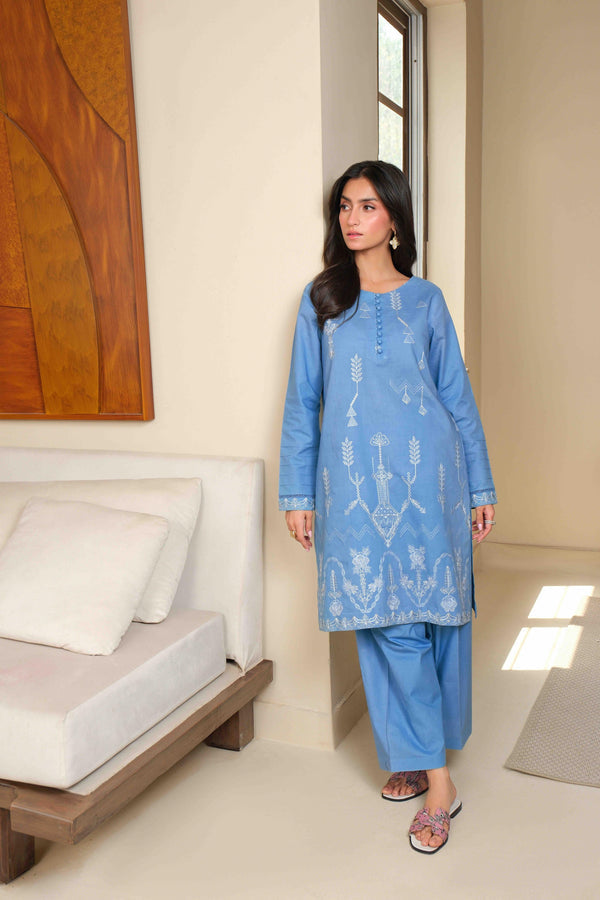 Noor by Saadia Asad | Noor Pret 25 | D5 - Blue Miraj