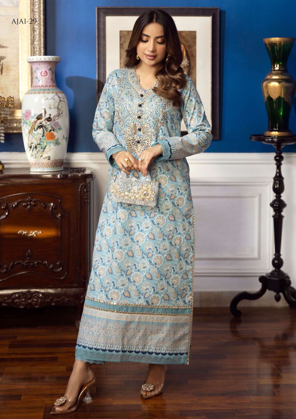 Lawn Collection - Asim Jofa - Aira - AJAI#29 - Official Asim Jofa - Agha Fabrics UK
