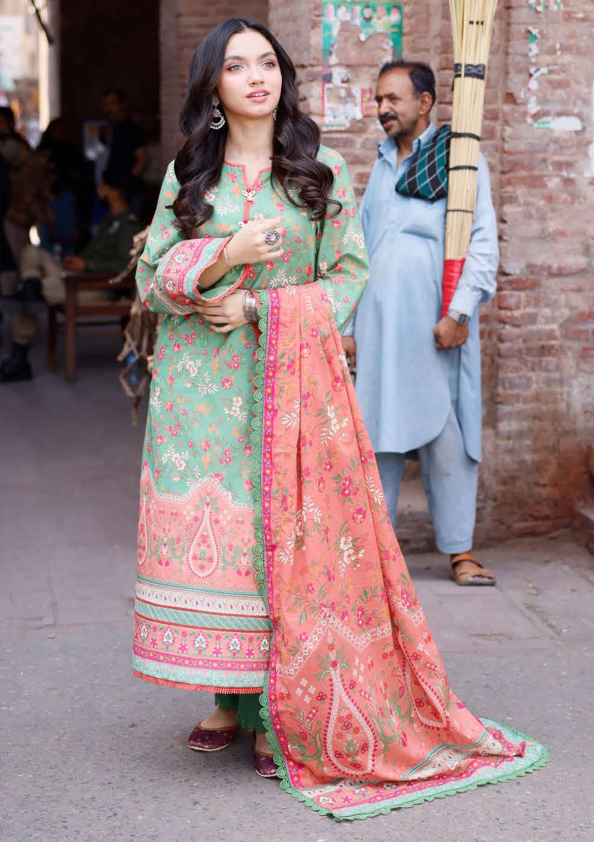 Lawn Collection - Asim Jofa - Basic Prints 24 - AJBB#13 - Official Asim Jofa - Agha Fabrics UK