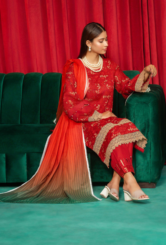 Humdum | AANGAN SS 24 | Aangan - D10 - Official HumDum - Agha Fabrics UK