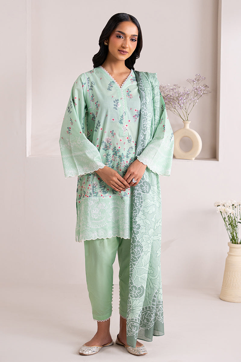 Cross Stitch | Daily Wear | MINT GRACE - Official Cross Stitch - Agha Fabrics UK