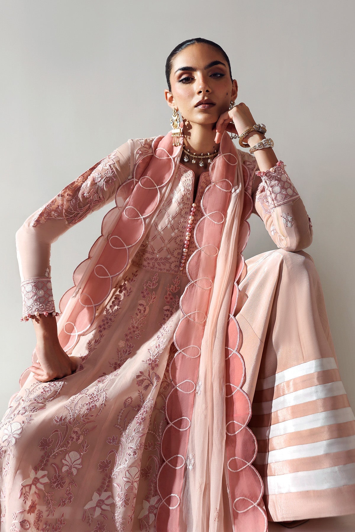 Alizeh | Aymal Luxury Bamber Chiffon | ILMAN - Official Alizeh - Agha Fabrics UK