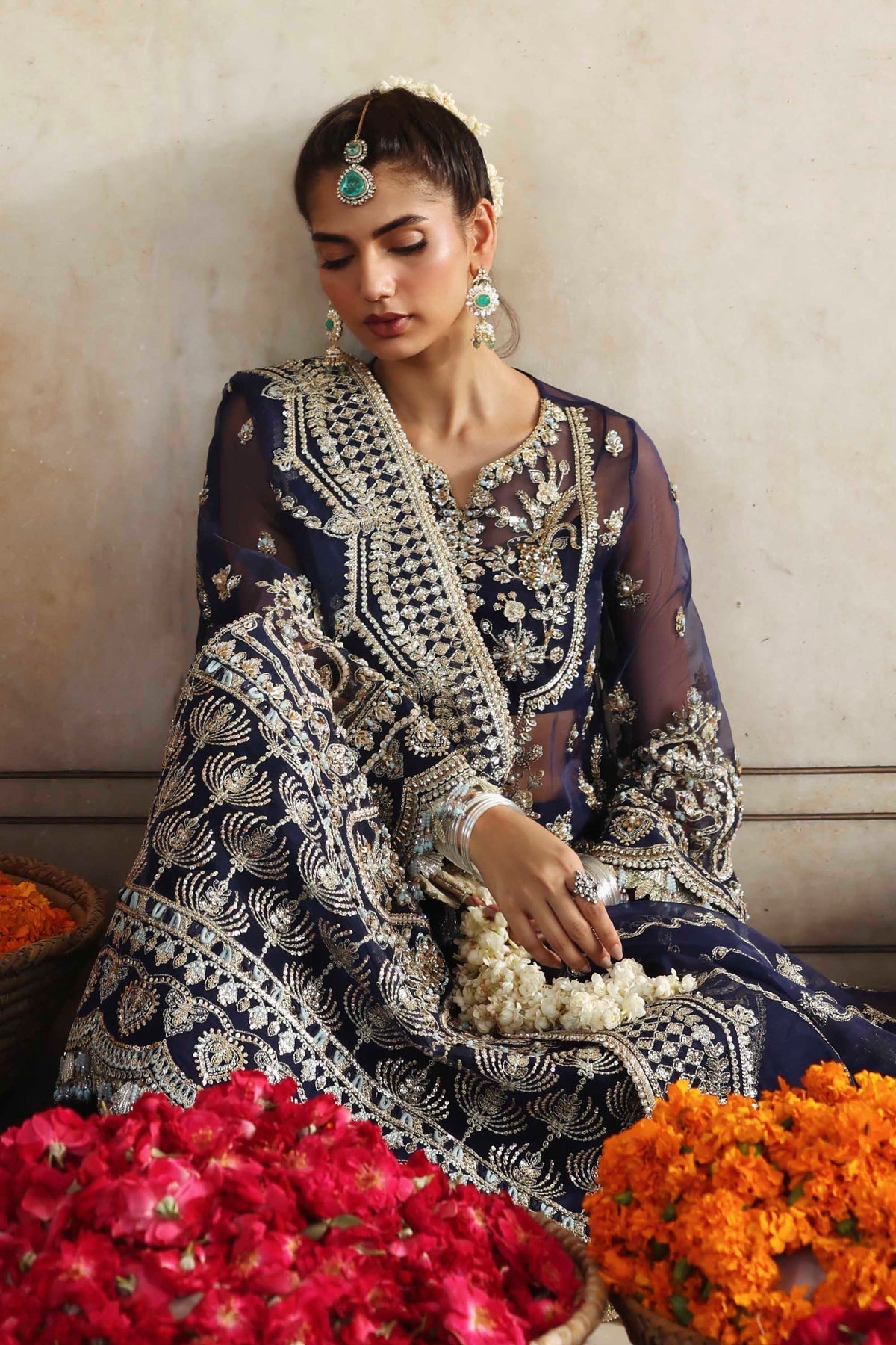 Akbar Aslam | Rang Mahal Formals | Neelab - Official Akbar Aslam - Agha Fabrics UK