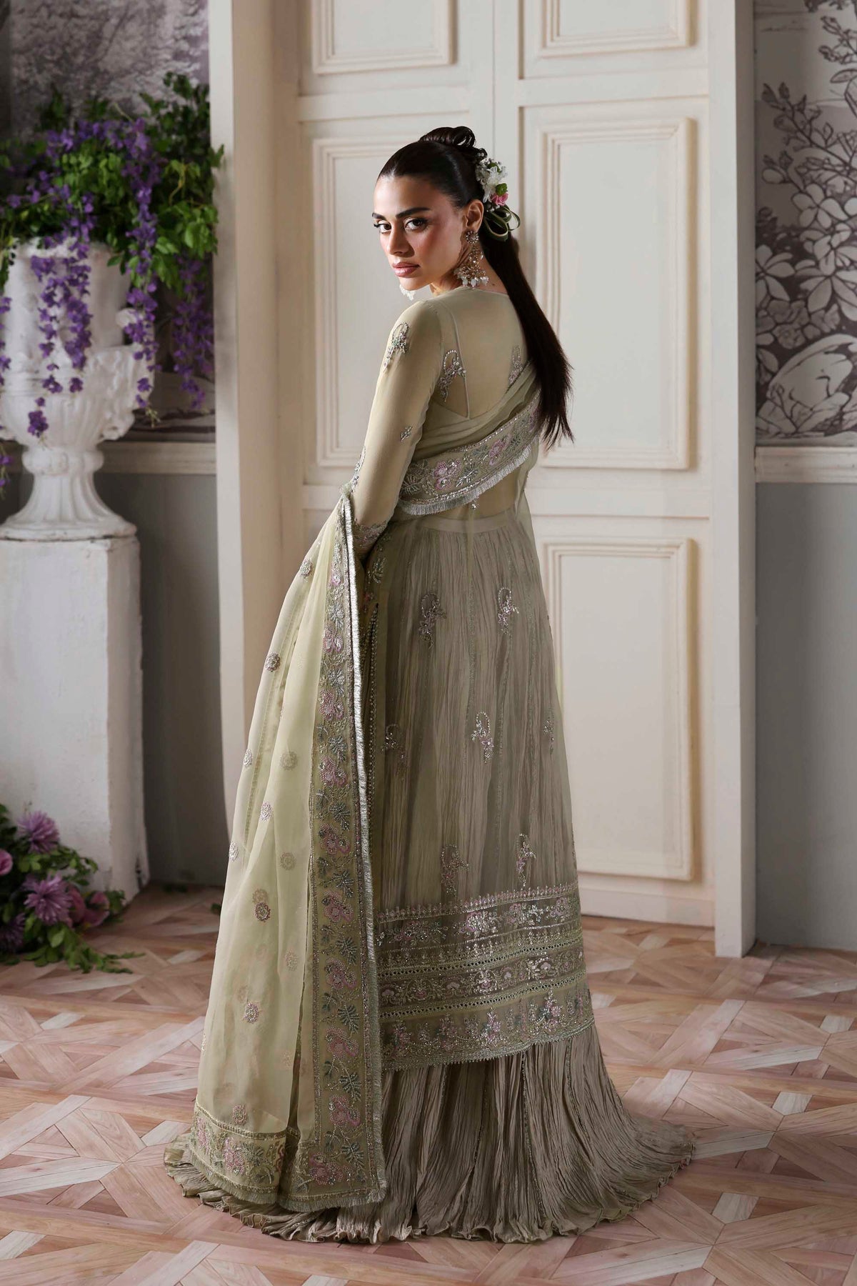 Akbar Aslam | Deewani Wedding Formals | Obsidian - Official Akbar Aslam - Agha Fabrics UK