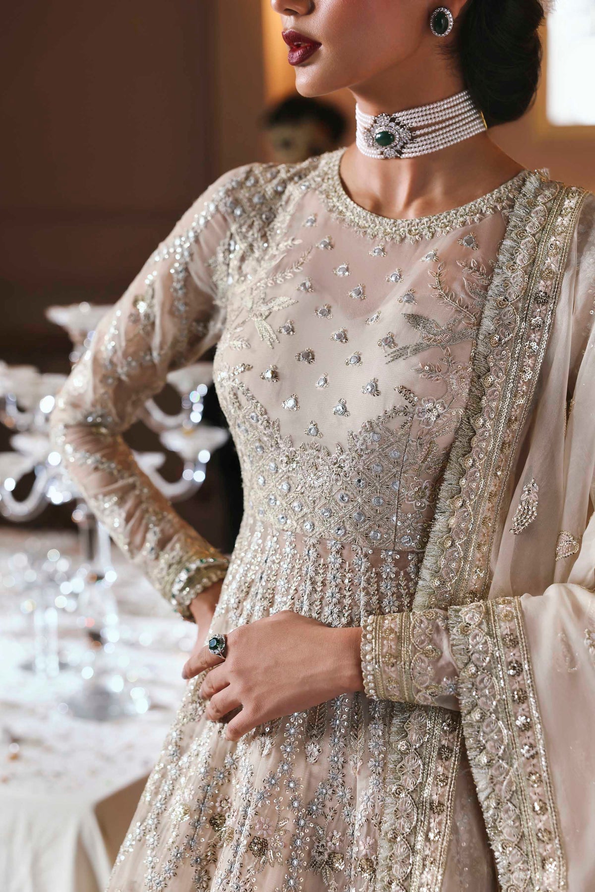 Akbar Aslam | Deewani Wedding Formals | Gulnisa - Official Akbar Aslam - Agha Fabrics UK