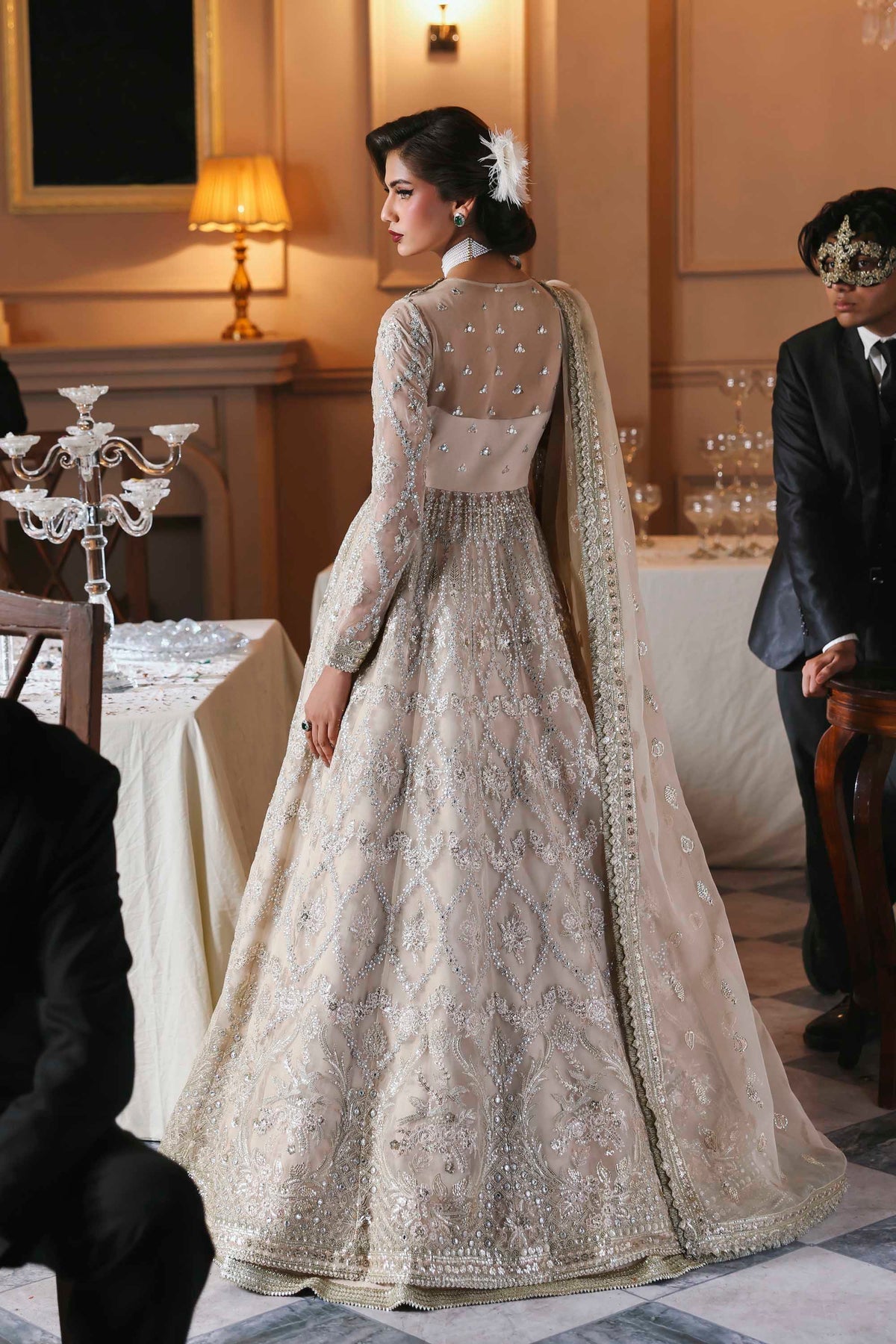 Akbar Aslam | Deewani Wedding Formals | Gulnisa - Official Akbar Aslam - Agha Fabrics UK