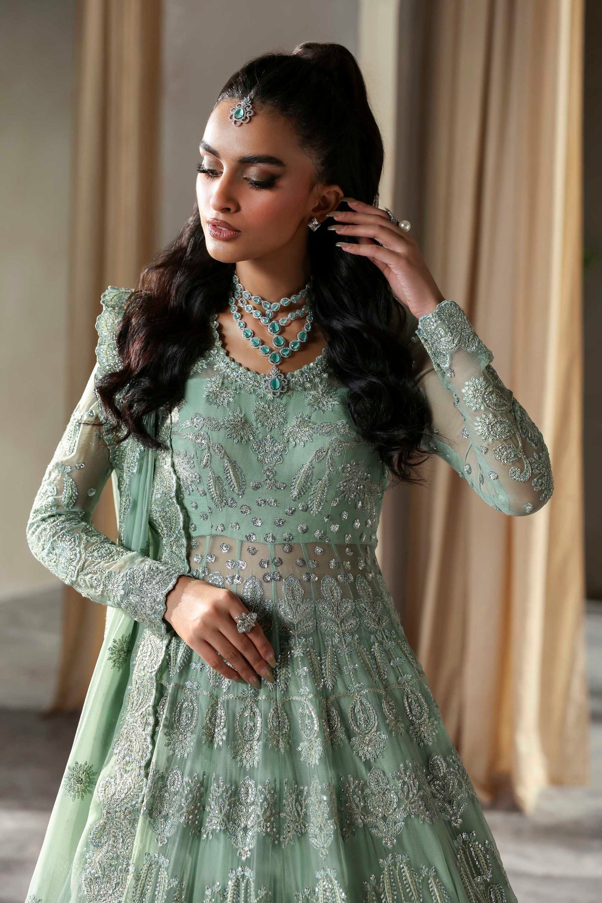 Akbar Aslam | Meeras Luxury Chiffon 25 | Hayal - Official Akbar Aslam - Agha Fabrics UK