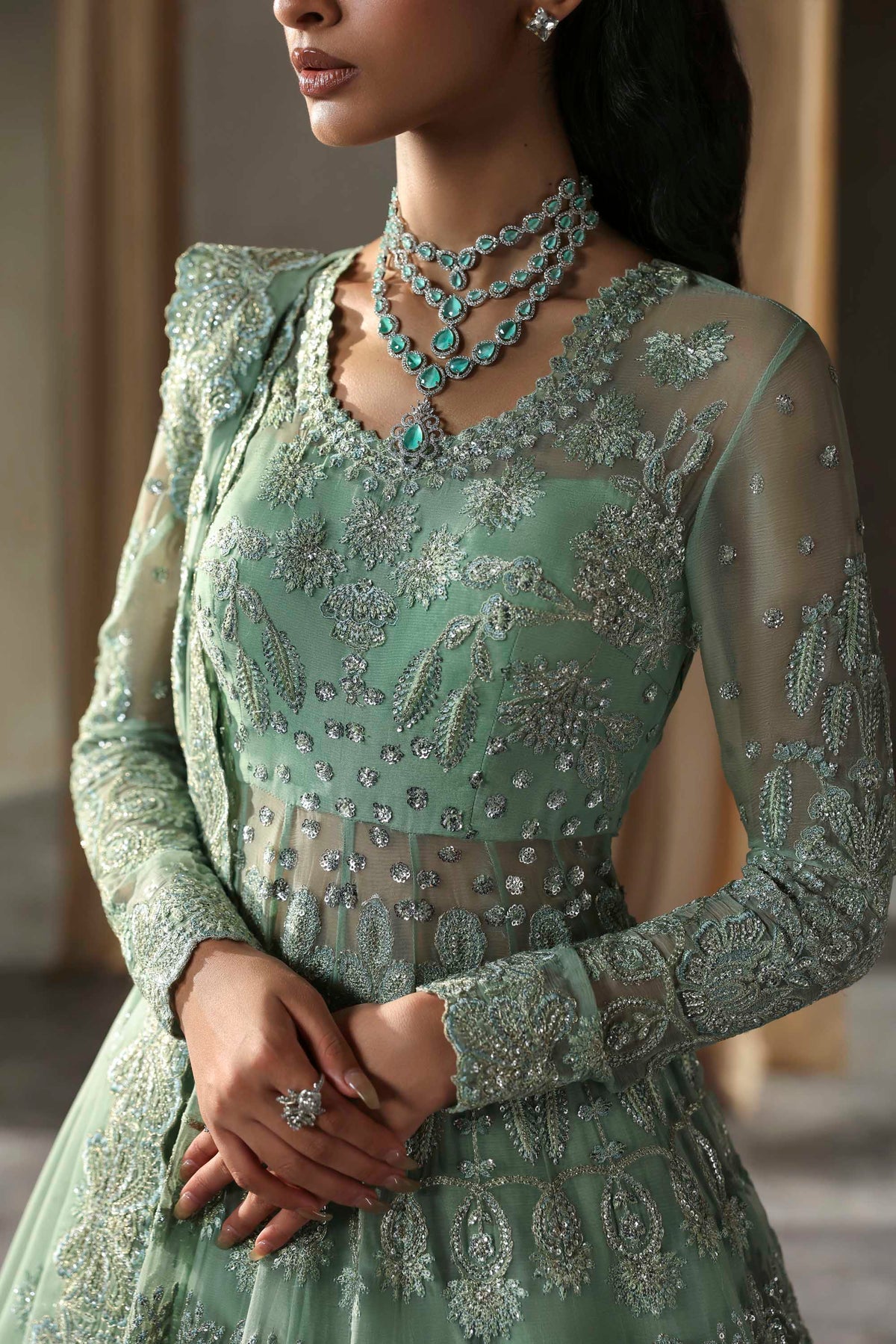 Akbar Aslam | Meeras Luxury Chiffon 25 | Hayal - Official Akbar Aslam - Agha Fabrics UK