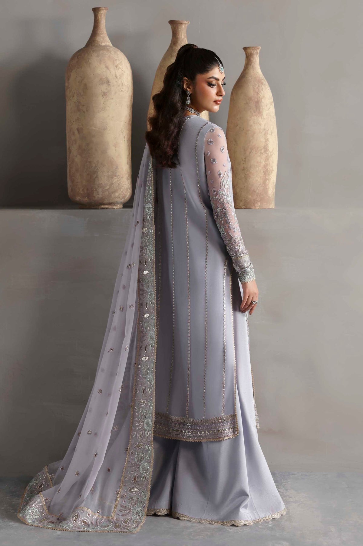 Akbar Aslam | Meeras Luxury Chiffon 25 | Emeraya - Official Akbar Aslam - Agha Fabrics UK
