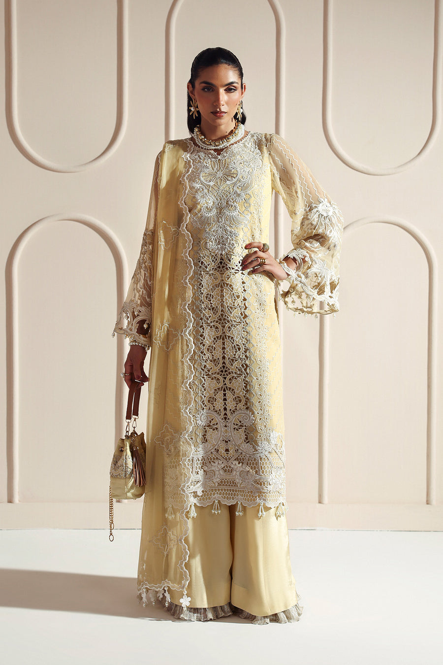 Alizeh | Aymal Luxury Bamber Chiffon | AIRA - Official Alizeh - Agha Fabrics UK