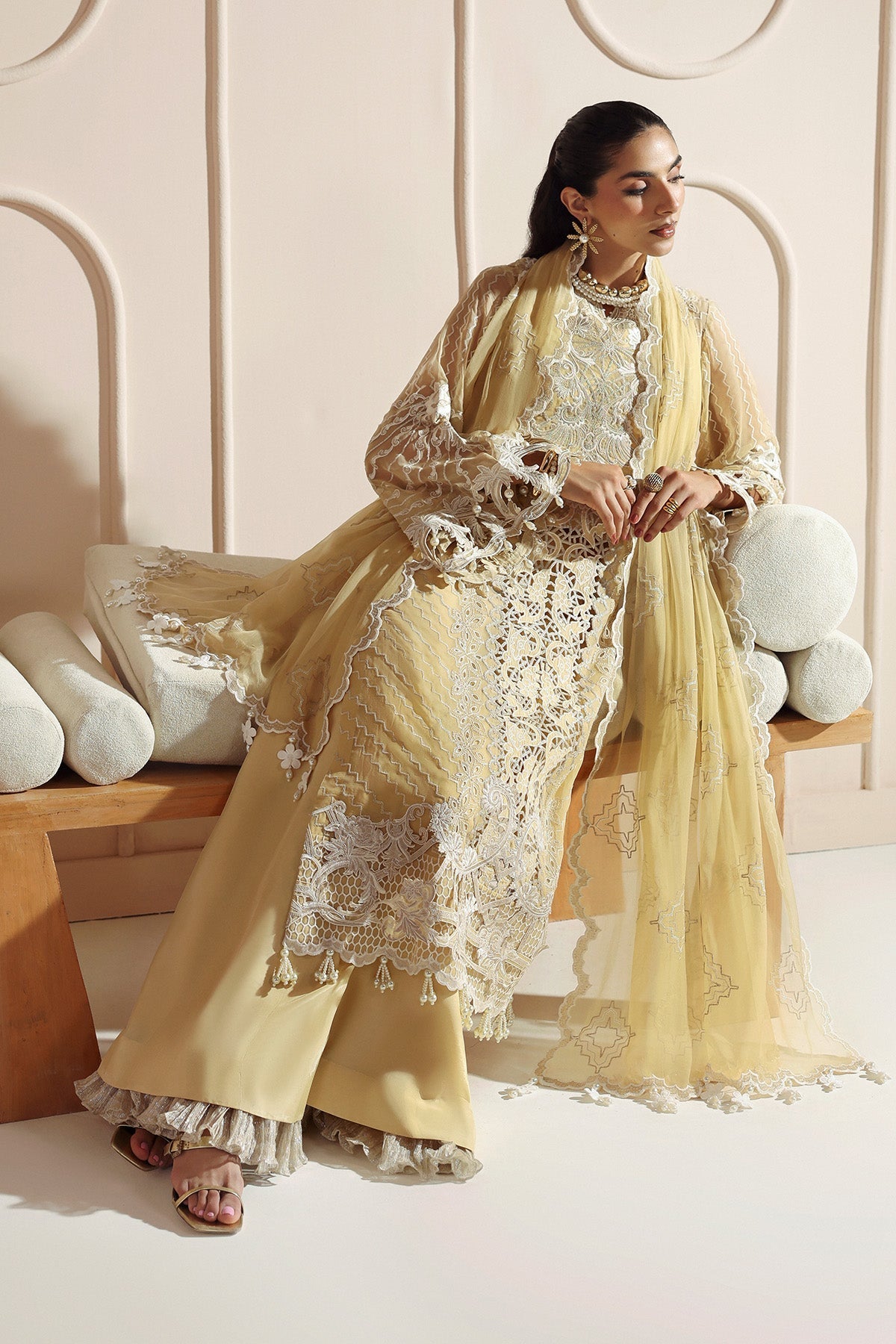 Alizeh | Aymal Luxury Bamber Chiffon | AIRA - Official Alizeh - Agha Fabrics UK