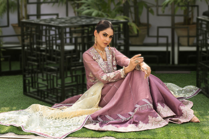 Wahaj M.Khan | Nureh Wedding Formals | Lilac Anarkali