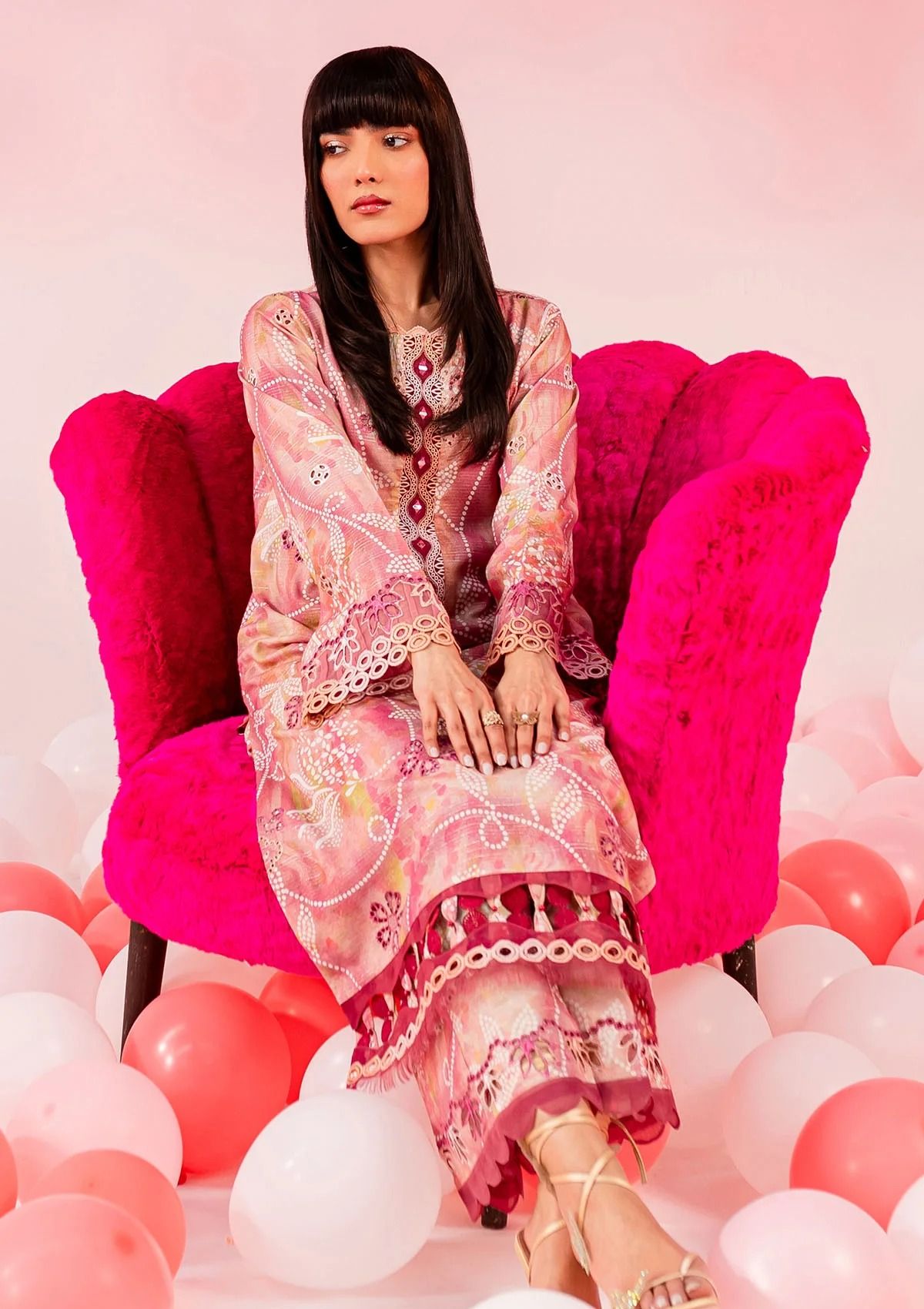 Lawn Collection - Nureh - Ballerina 24 - NU2#141 - Official Nureh - Agha Fabrics UK