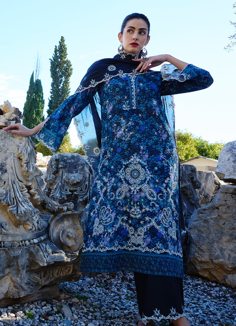 Image | Spring Printkari 25 | Zerina - Official Image - Agha Fabrics UK