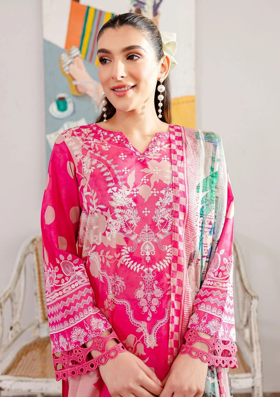 Lawn Collection - Nureh - Signature Prints - SP24#103 - Official Nureh - Agha Fabrics UK