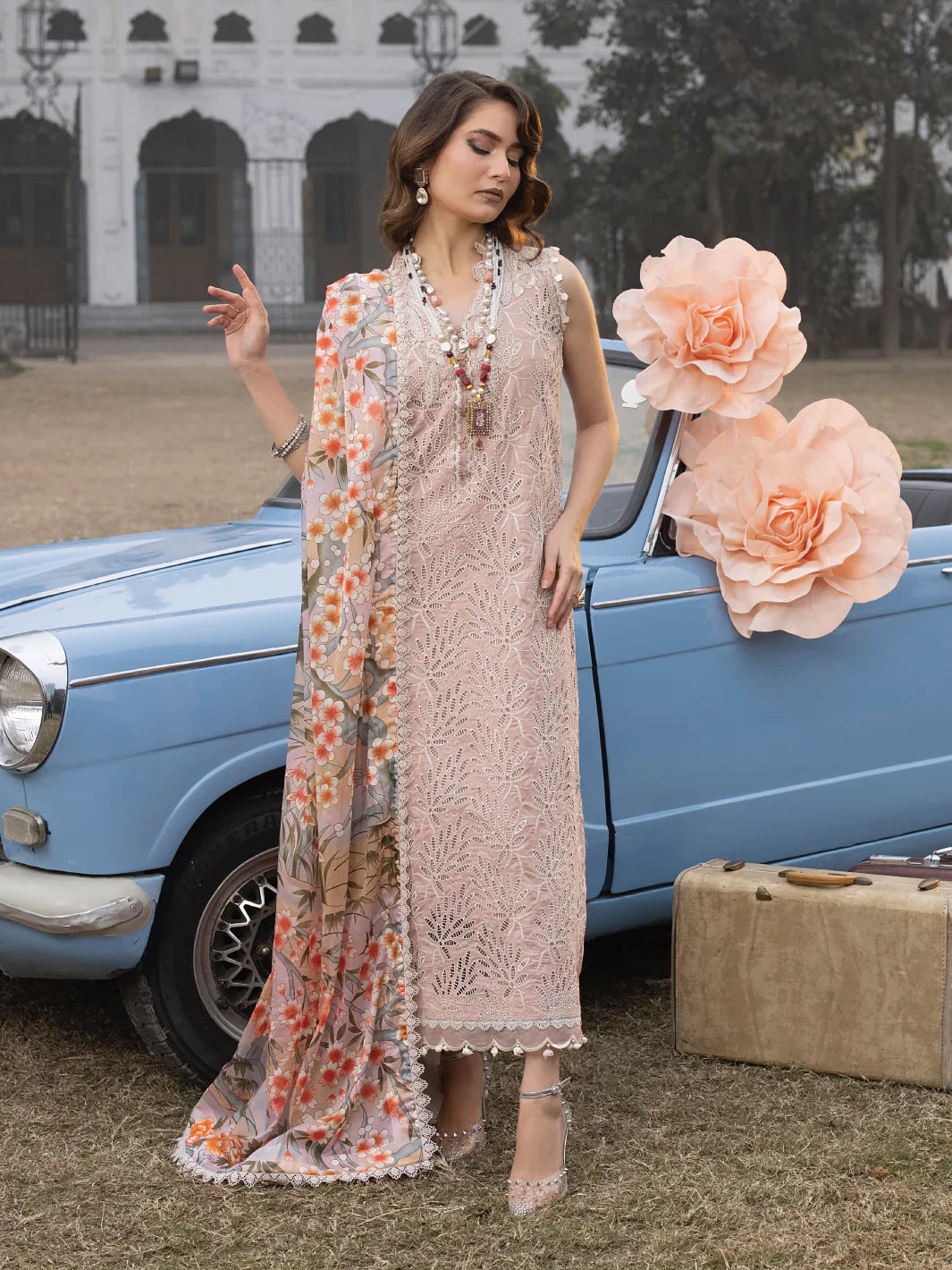 Faiza Faisal | Maya Luxury Lawn | Amirah - Official Faiza Faisal - Agha Fabrics UK