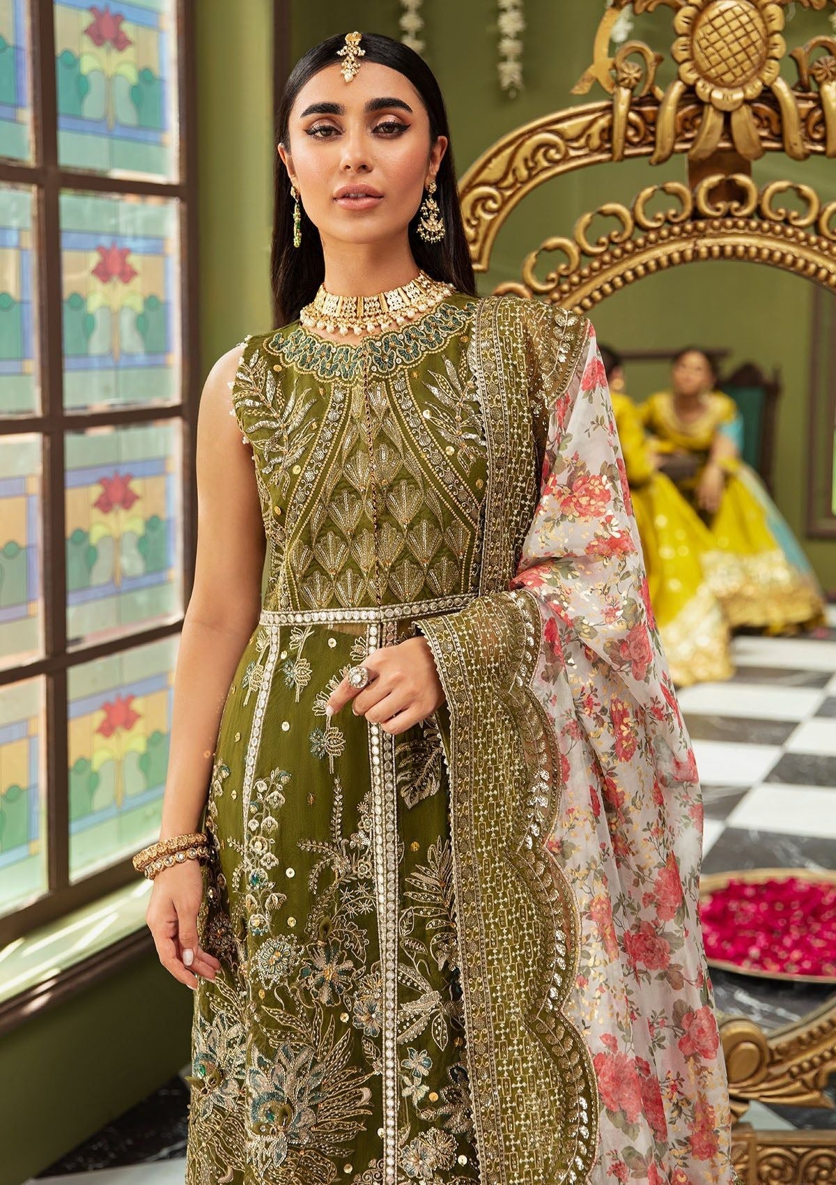 Formal Collection - Nureh - Jhoomro - NL#50 - NURA - Official Nureh - Agha Fabrics UK