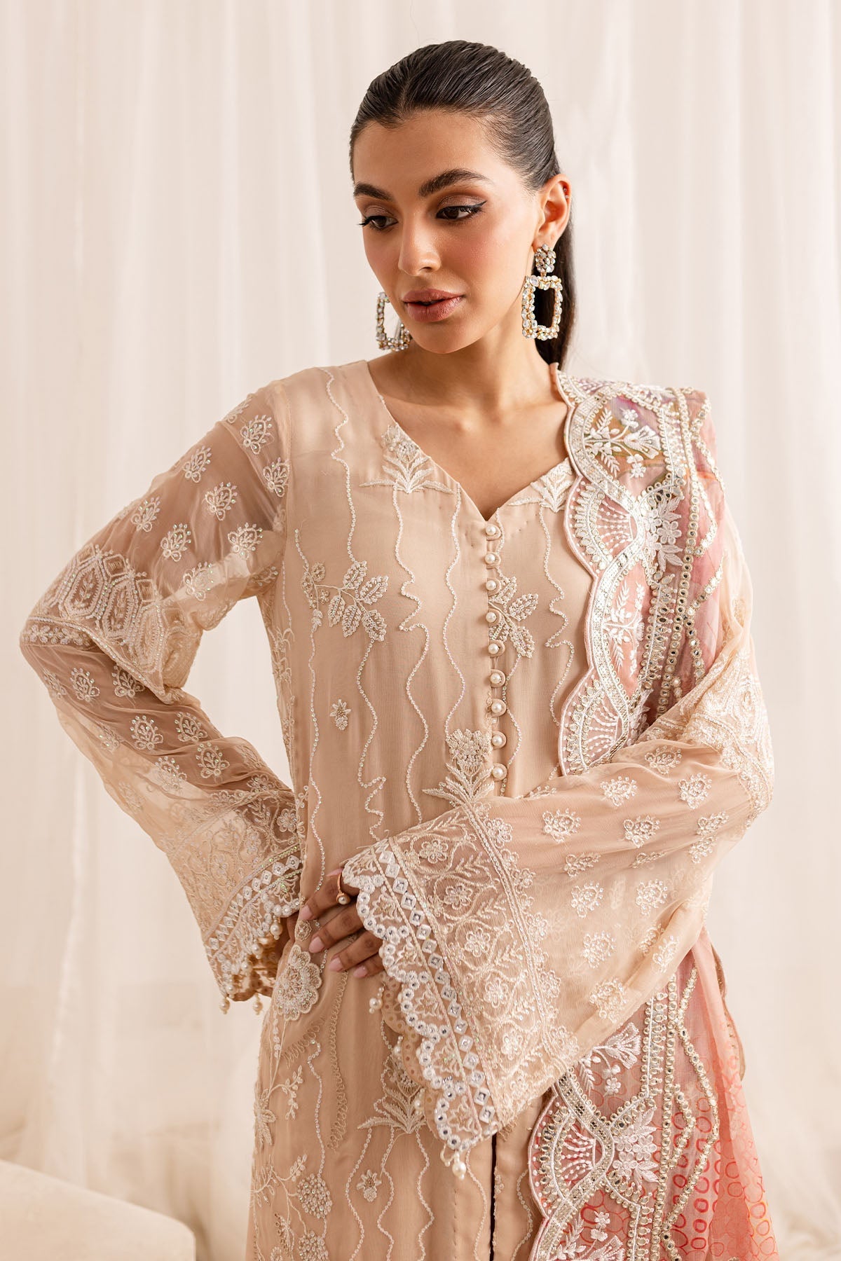 Nureh | Fancy Formals | NP-509 - Official Nureh - Agha Fabrics UK