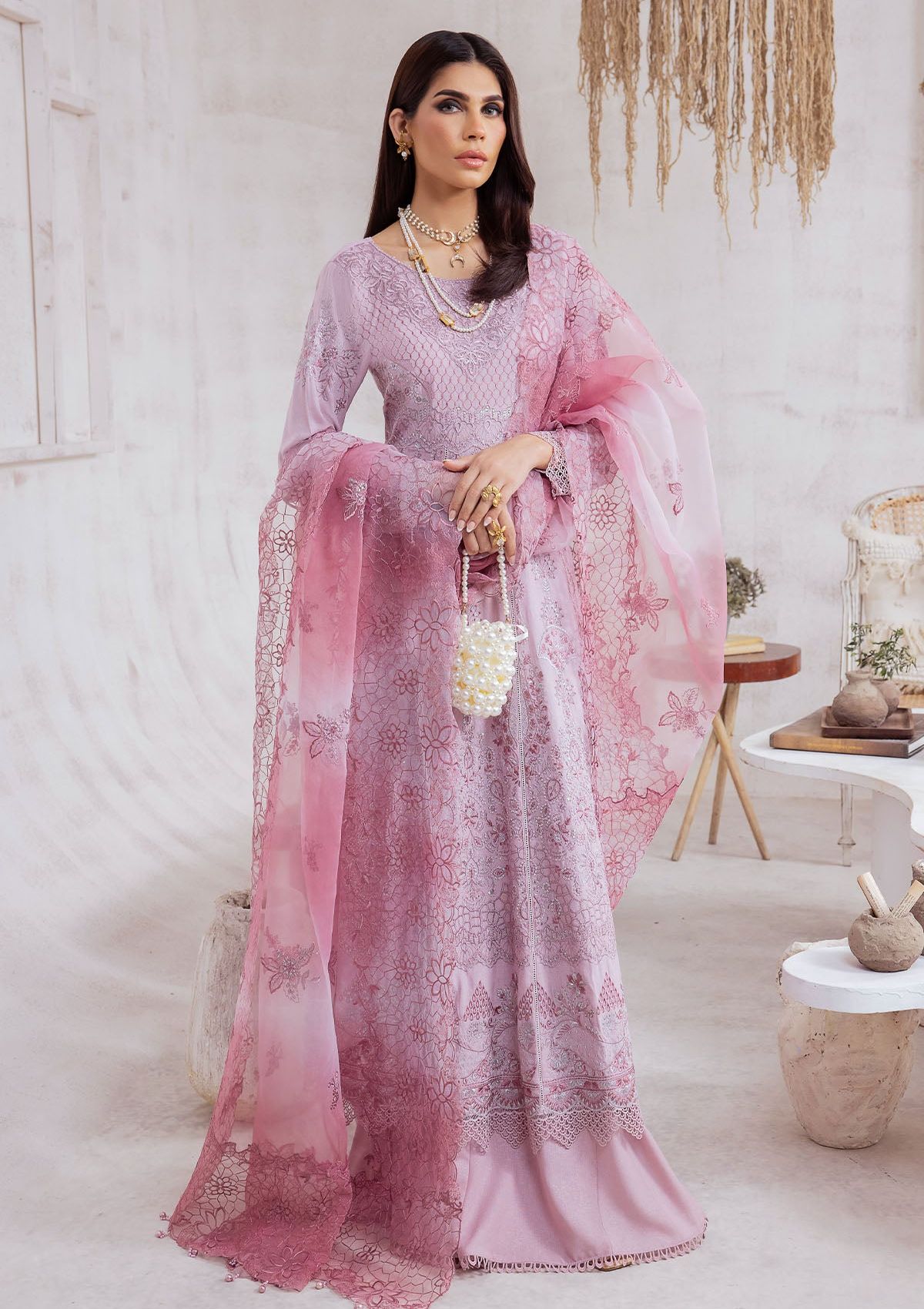 Winter Collection - Nureh - Exclusive - Karandi - NE#39 - Official Nureh - Agha Fabrics UK