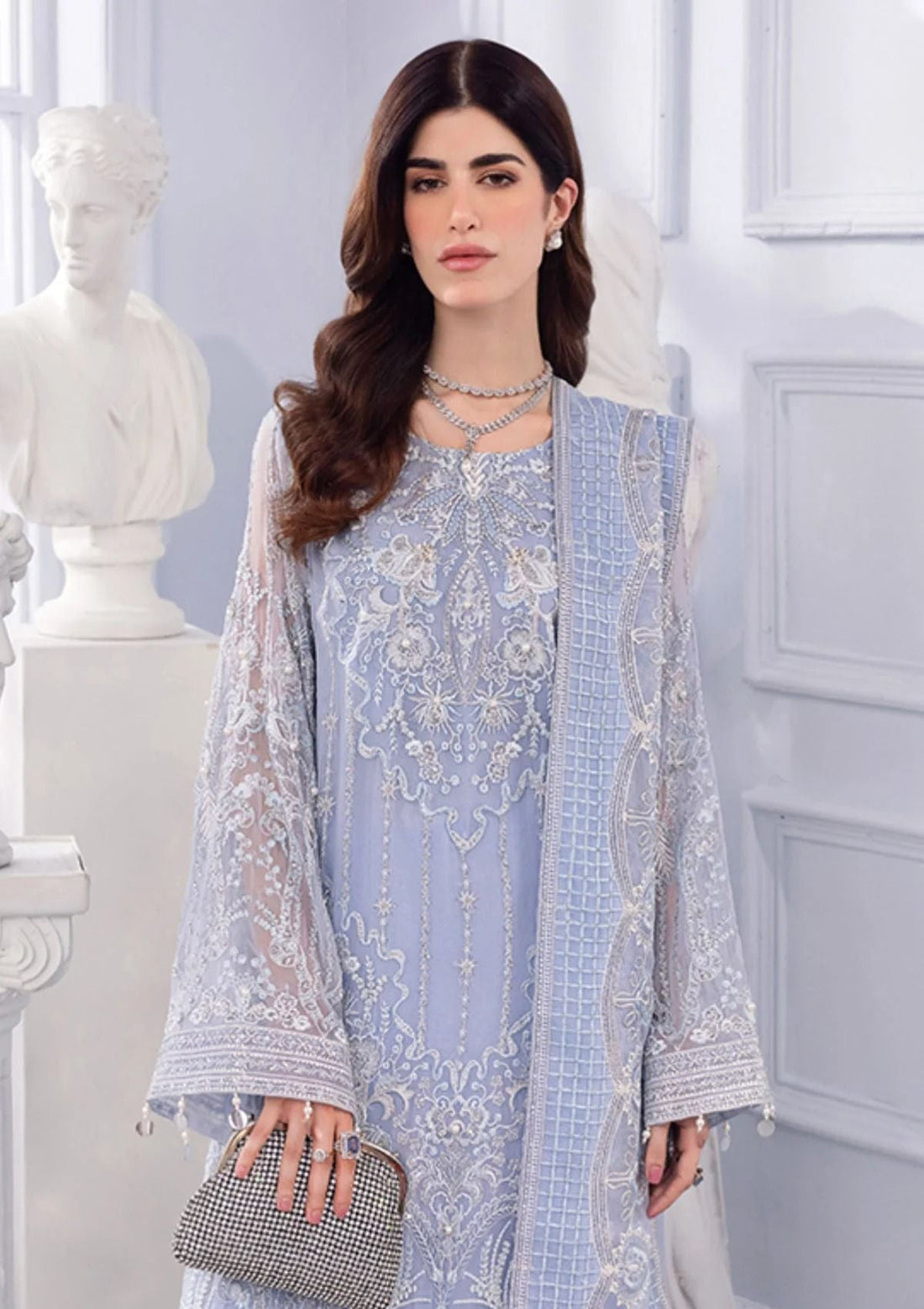 Formal Collection - Nureh - Ellenora - Luxury - Chiffon - NEL#30 - Official Nureh - Agha Fabrics UK